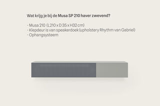 Tv-meubel, RAAT, Musa 210 SP, Vezel